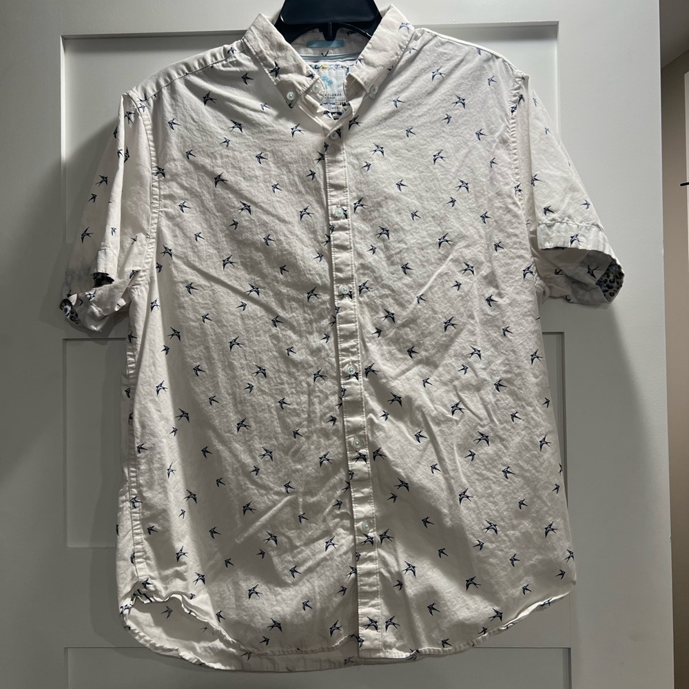 Denim & Flower Ricky Singh white button up shirt